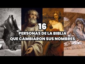 A quienes en la Biblia Dios les cambió el nombre: Historias transformadoras de fe y promesas cumplidas