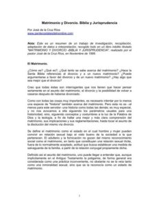 Carta de Divorcio en la Biblia: Un Análisis Profundo de su Significado y Aplicaciones