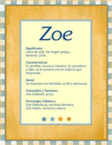 Donde Aparece el Nombre Zoe en la Biblia: Descubriendo su Origen y Significado