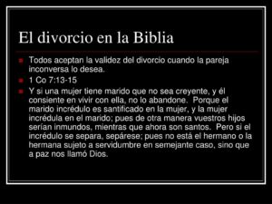 El Divorcio en la Biblia: Un Análisis Detallado y Comprensivo sobre esta Delicada Temática