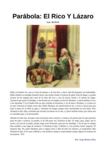 El Rico y Lázaro en la Biblia: Profundo Análisis y Reflexión de esta Parábola Bíblica