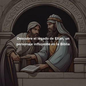 Elián en la Biblia: Descubriendo la Fascinante Historia y Significado detrás de este Personaje Bíblico