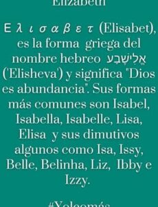 Elizabeth en la Biblia: Significado y simbolismo de un nombre lleno de fe