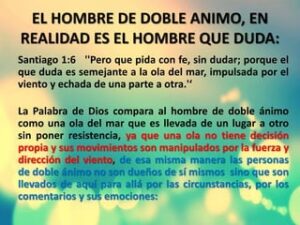 Hombre de doble ánimo en la Biblia: Entendiendo su significado y contexto