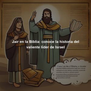 Jair en la Biblia: ¿Qué Significa este Intrigante Personaje Bíblico?