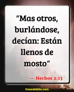 Llenos de Mosto en la Biblia: Exploración Profunda de este Impactante Versículo Bíblico