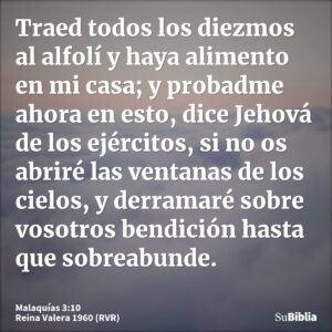 Probadme en esto en la Biblia: Profundo Análisis sobre el Versículo y su Significado