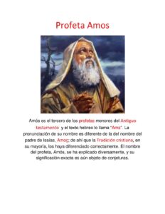 Profeta Amos en la Biblia: Un profundo análisis sobre su vida y enseñanzas