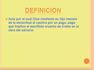 ¿Qué es Redención en la Biblia? Descubre el Significado Profundo de Este Importante Concepto Bíblico