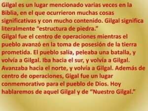 ¿Qué significa Gilgal en la Biblia? Descubriendo el significado y la historia de este lugar sagrado