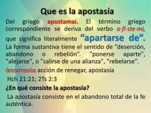 Qué significa la Apostasía en la Biblia: Un Análisis Profundo y Revelador