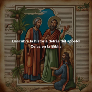¿Quién era Cefas en la Biblia? Descubre la Importancia de este Personaje Bíblico