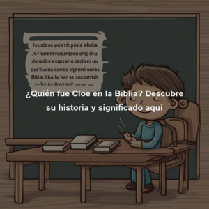 ¿Quién es Cloe en la Biblia? Descubriendo su Importancia y Legado Bíblico