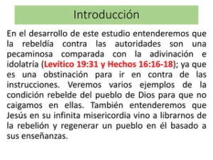 Rebeldía en la Biblia: Interpretación y Enseñanzas para el Mundo Actual