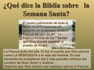 Semana Santa en la Biblia: Descubre su Significado y Relevancia en las Sagradas Escrituras