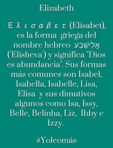 Significado del Nombre Elizabeth en la Biblia: Descubriendo su Hermosa Conexión Divina
