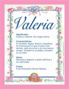 Significado del Nombre Valeria en la Biblia: Revelando Su Raíz y Simbolismo Sagrado